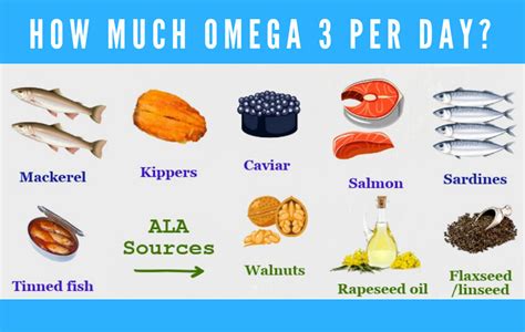 how much omega 3 per day